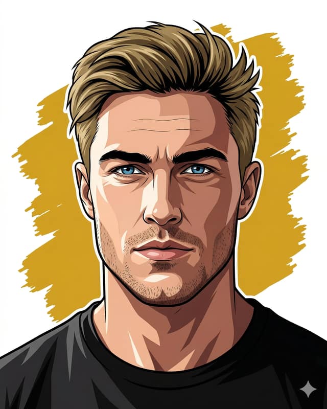 Reference image for a Digital Portrait prompt in the Minimal Architecture style