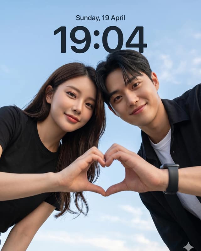 クリーンスタジオスタイルのCoupleプロンプト参考画像